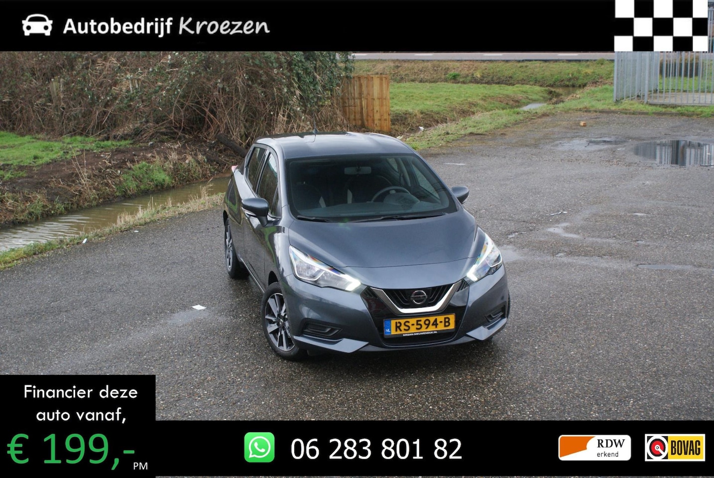 Nissan Micra - 1.0L Acenta | Org NL | Airco |Cruise control| Apple Carplay| - AutoWereld.nl