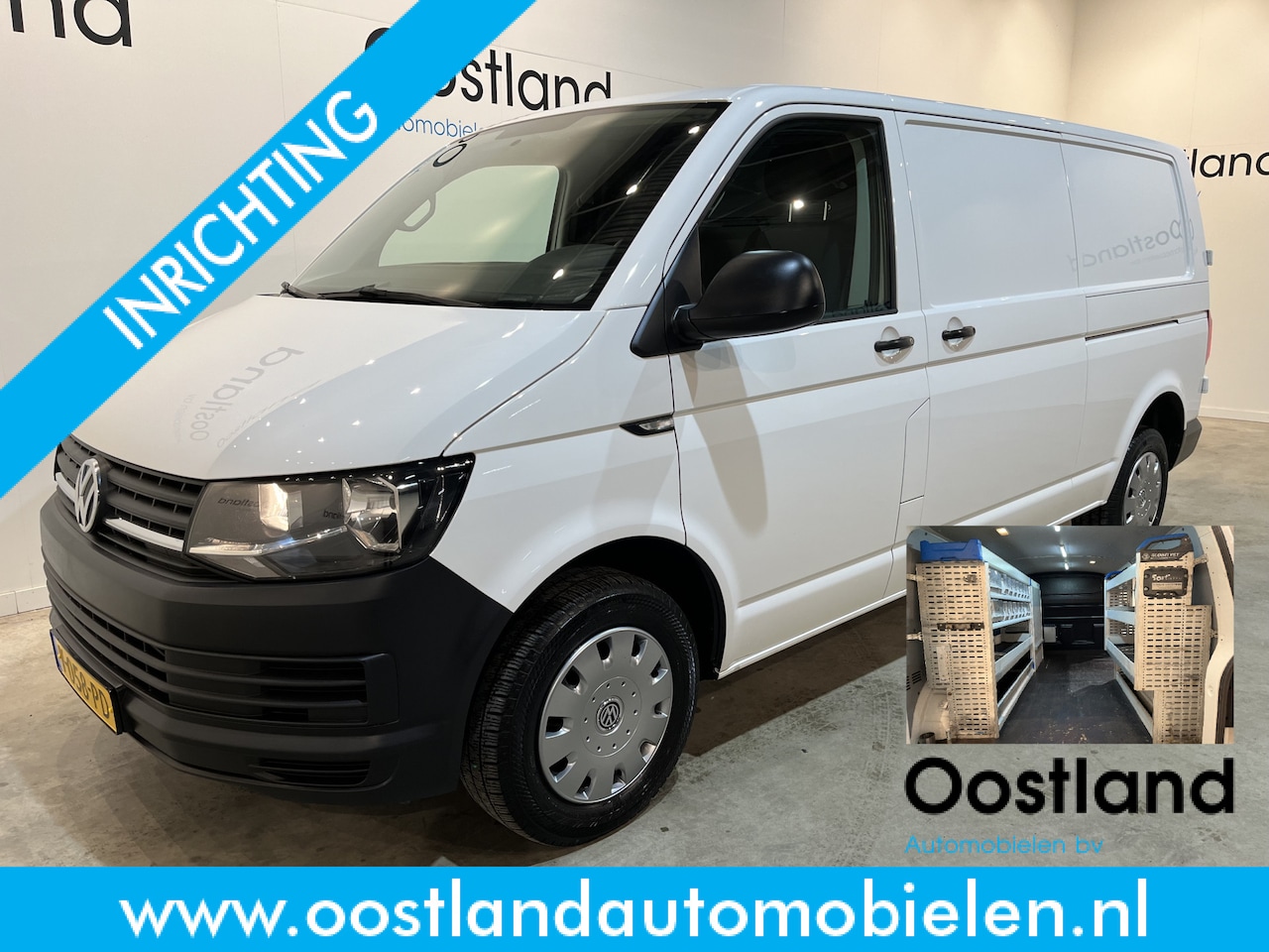 Volkswagen Transporter - 2.0 TDI L2H1 Servicebus / Sortimo Inrichting / Euro 6 / Schuifdeur L + R / 220V. / Airco / - AutoWereld.nl