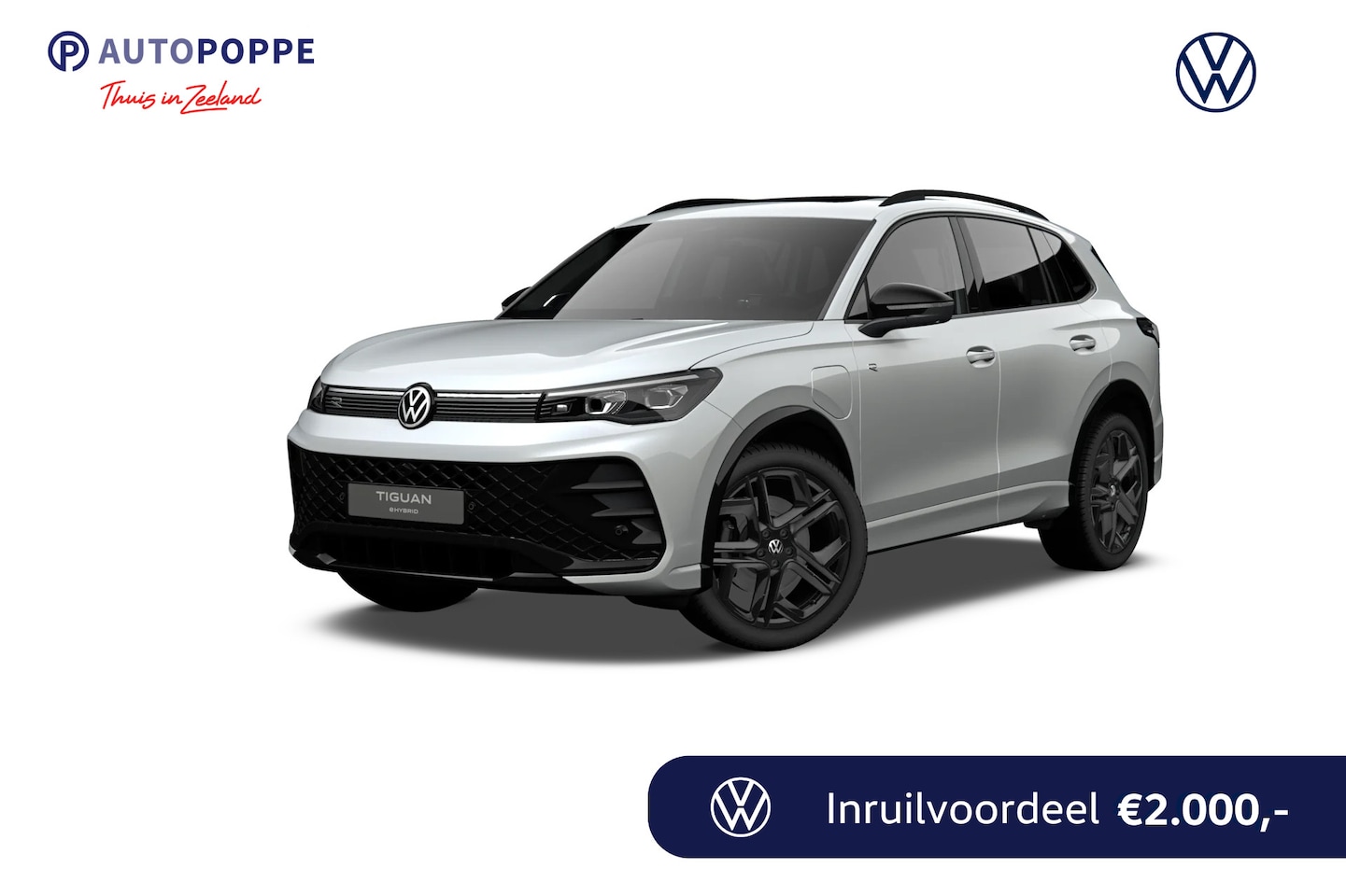 Volkswagen Tiguan - 1.5 eHybrid 272 6DSG R-Line Business | 'App-Connect' draadloze smartphone integratie | Aut - AutoWereld.nl