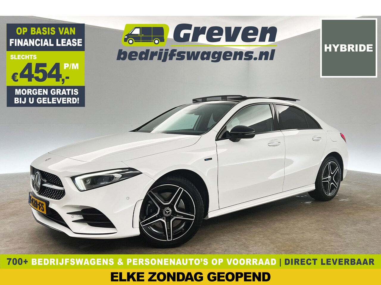 Mercedes-Benz A-klasse - 250 e Business Solution AMG Limited 262PK Automaat LED Camera Pano Clima Cruise Navi Stoel - AutoWereld.nl