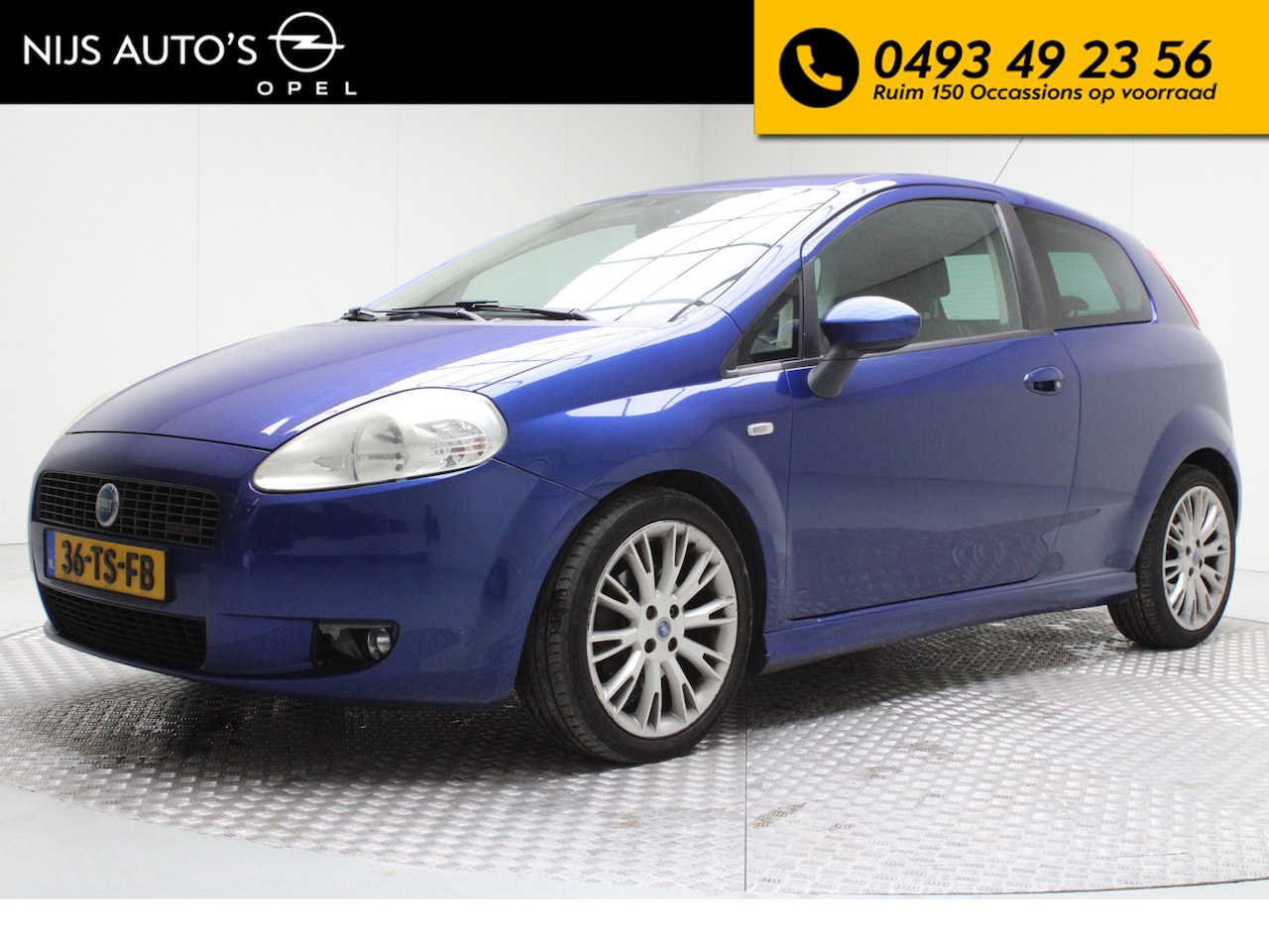 Fiat Grande Punto - 1.9 JTD Sport | climate control | elektrische ramen | elektrische spiegel - AutoWereld.nl