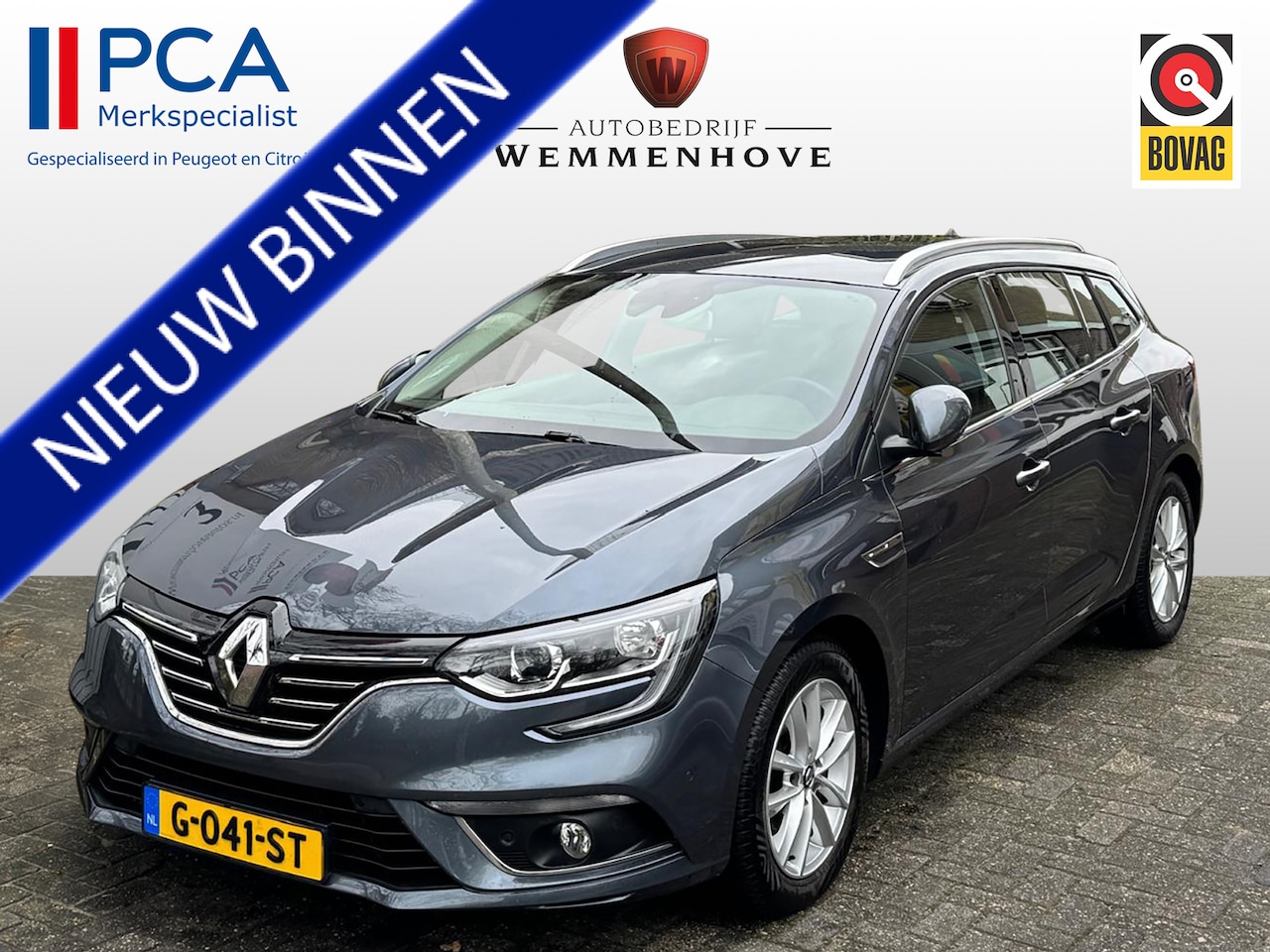 Renault Mégane Estate - 1.5 Blue dCi Limited Airco/Camera/Navi/Lichtmetalen velgen - AutoWereld.nl