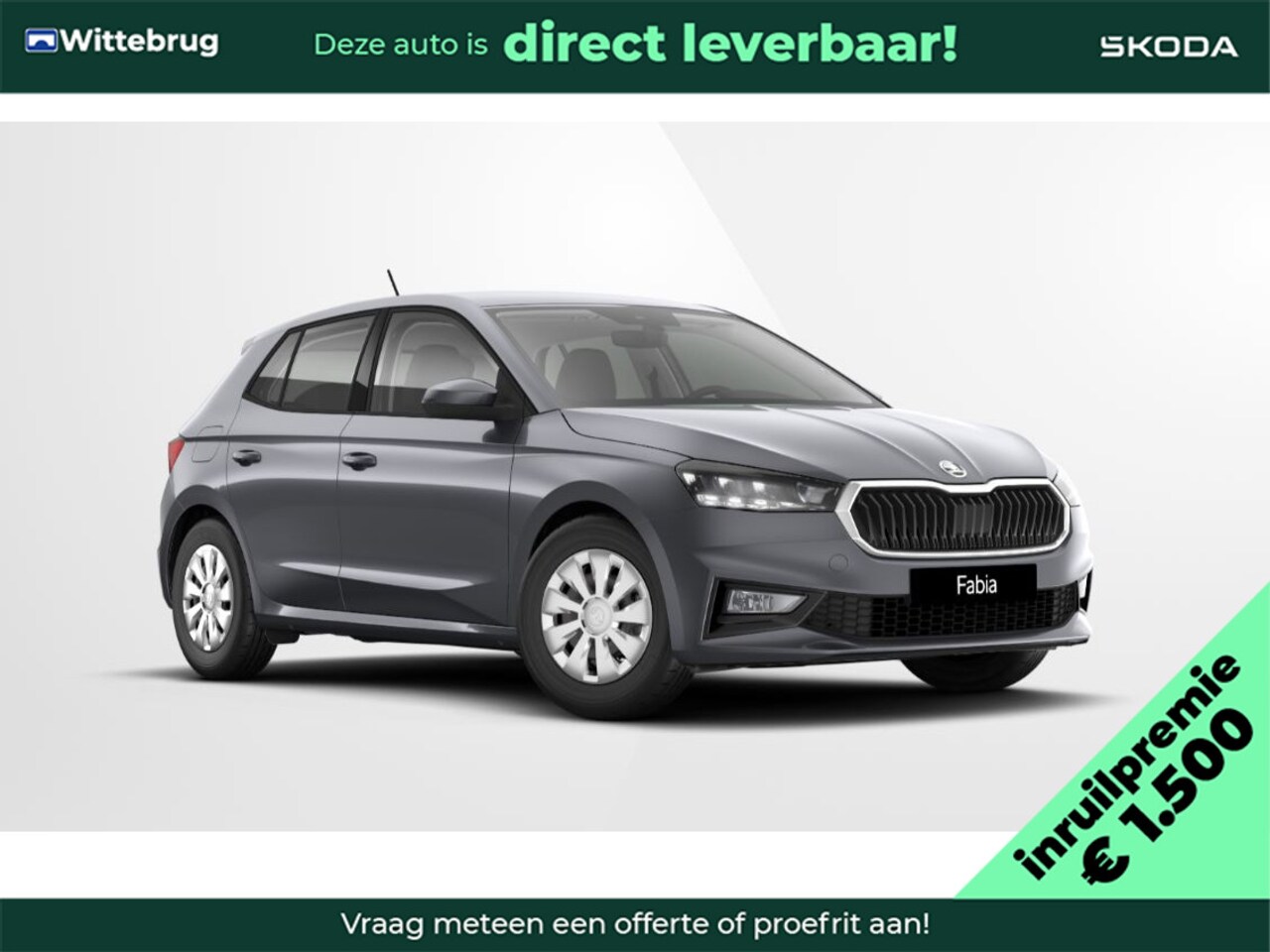 Skoda Fabia - 1.0 TSI Essence 1500,- Euro inruilpremie / Wireless Smartlink - AutoWereld.nl