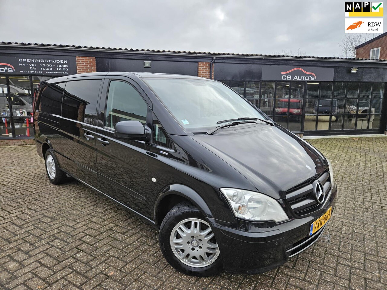 Mercedes-Benz Vito - 113 CDI|136PK|DUBBEL CABINE|LANG|EURO 5|BJ.11-2011|AIRCO|MARGE - AutoWereld.nl