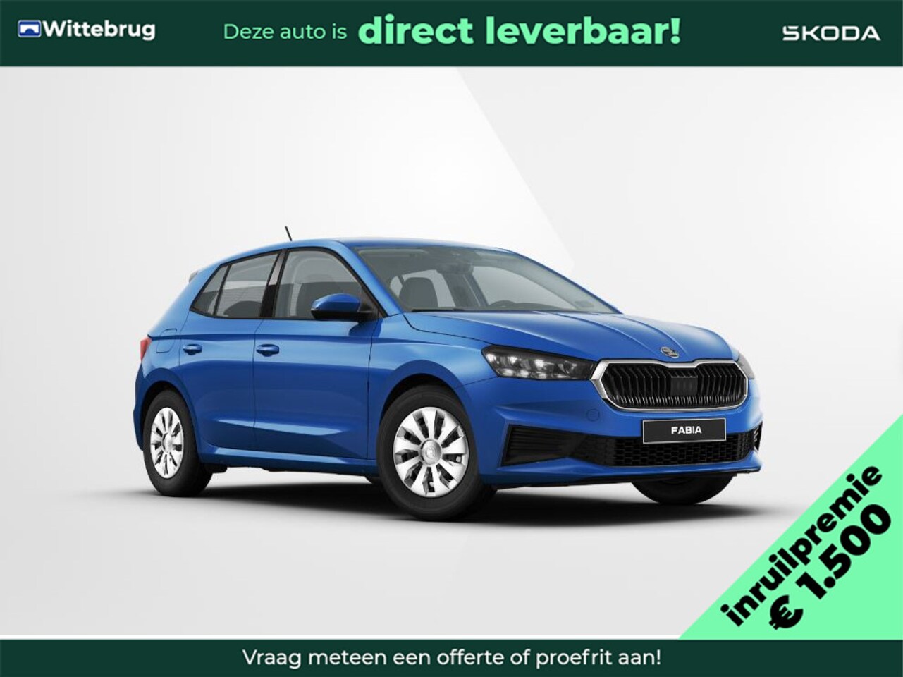 Skoda Fabia - 1.0 TSI Essence Private Lease vanaf 419,- per maand - AutoWereld.nl