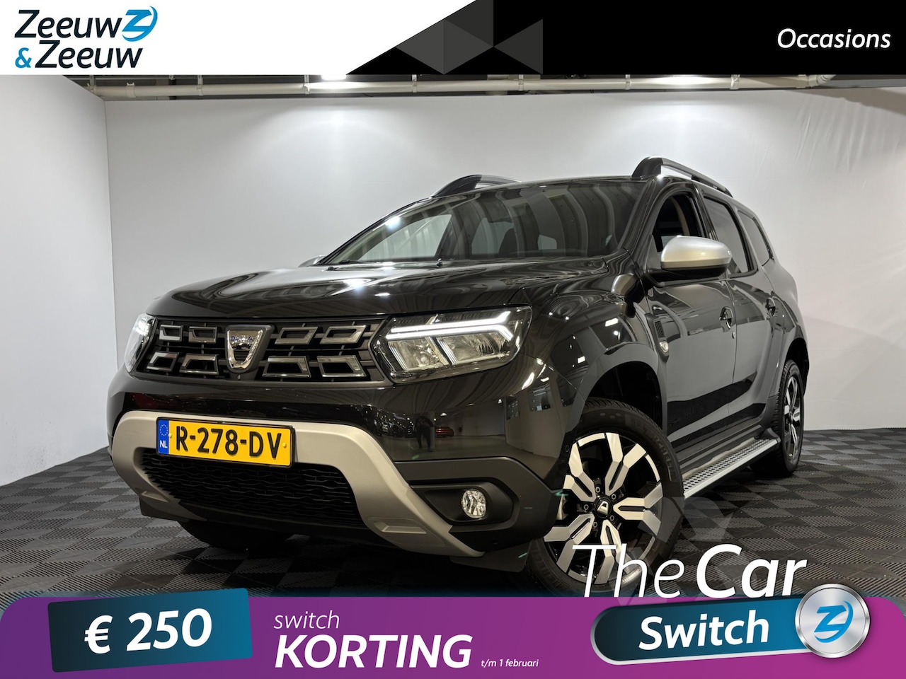 Dacia Duster - 100PK TCe Bi-Fuel Prestige | 360 Camera | Navi | Apple CarPlay/Android Auto | Climate Cont - AutoWereld.nl