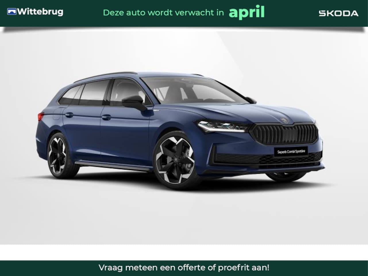 Skoda Superb Combi - 1.5 TSI PHEV Sportline Business 2.000,- inruilpremie / Trekhaak / 19'' velgen - AutoWereld.nl