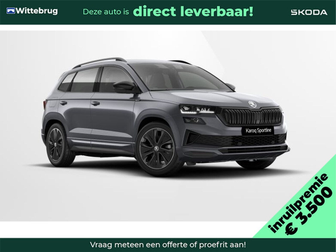 Skoda Karoq - 1.5 TSI ACT Sportline Business 3.500,- inruilpremie / 18'' velgen / Navigatiepakket - AutoWereld.nl