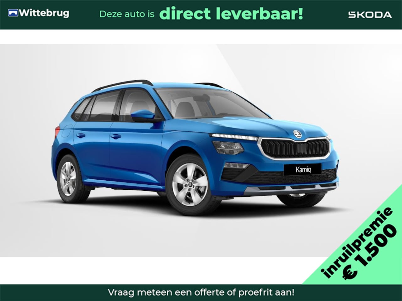 Skoda Kamiq - 1.0 TSI Selection 16'' inch Lichtmetalen Velgen 1500,- Euro inruilpremie / - AutoWereld.nl