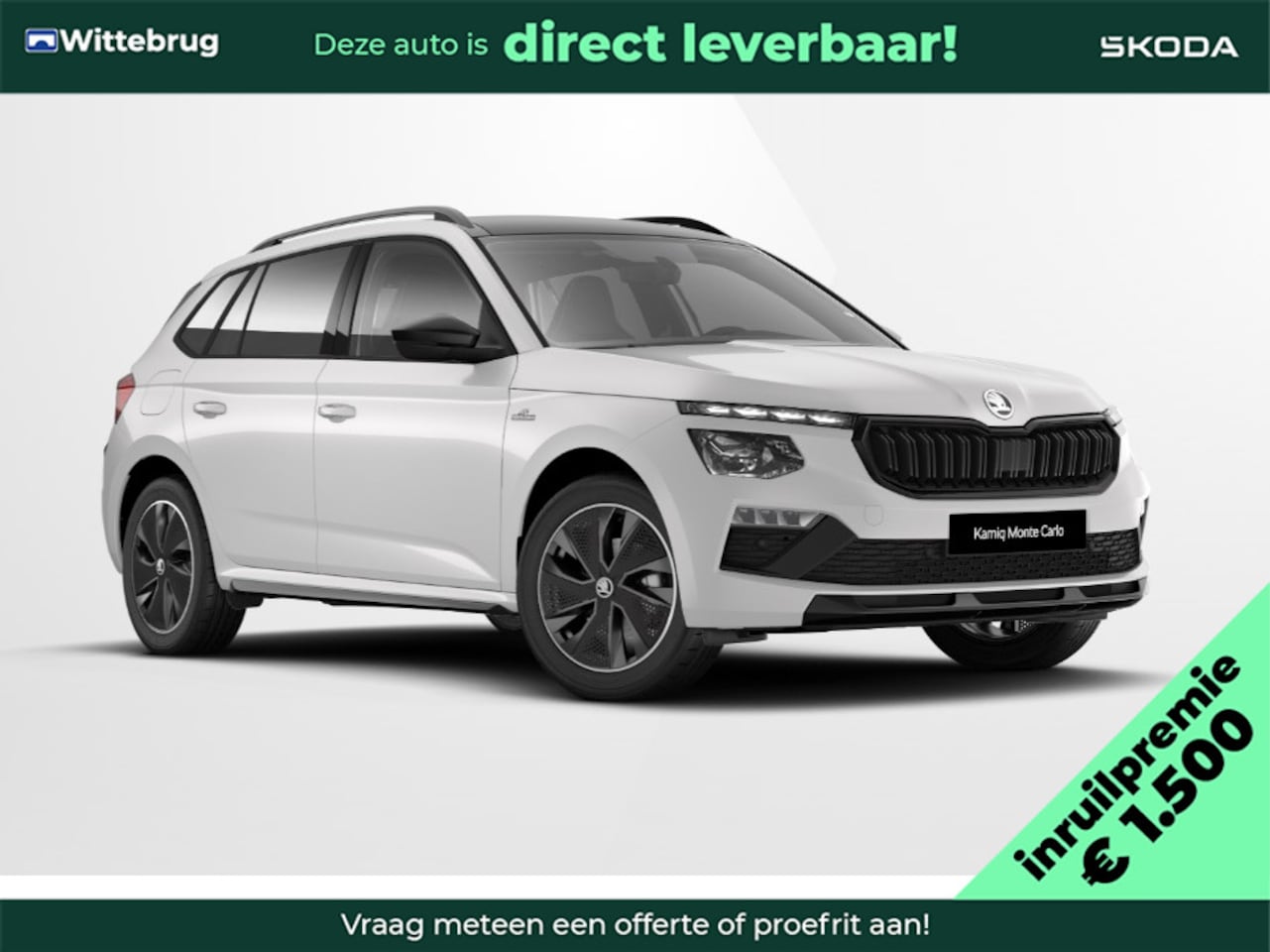 Skoda Kamiq - 1.0 TSI Monte Carlo 1500,- Euro inruilpremie / Winterpakket - AutoWereld.nl