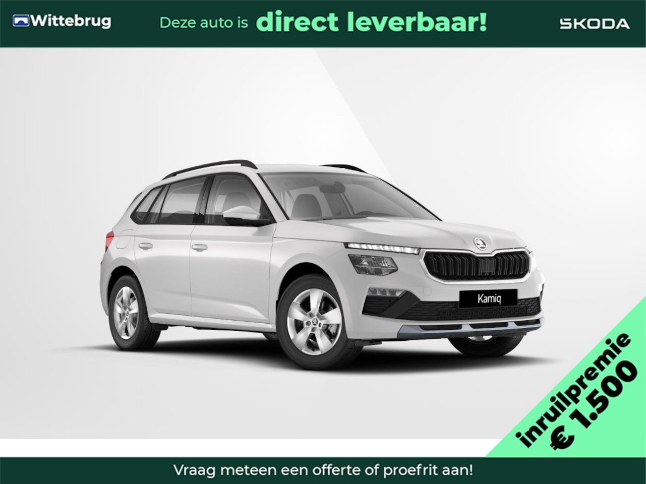 Skoda Kamiq - 1.0 TSI Selection 16'' inch Lichtmetalen Velgen 1500,- Euro inruilpremie / - AutoWereld.nl