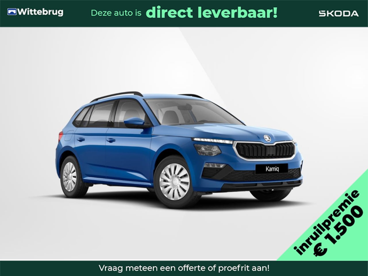 Skoda Kamiq - 1.0 TSI Essence 1500,- Euro inruilpremie / Private Lease deze Kamiq vanaf 399,- per maand - AutoWereld.nl