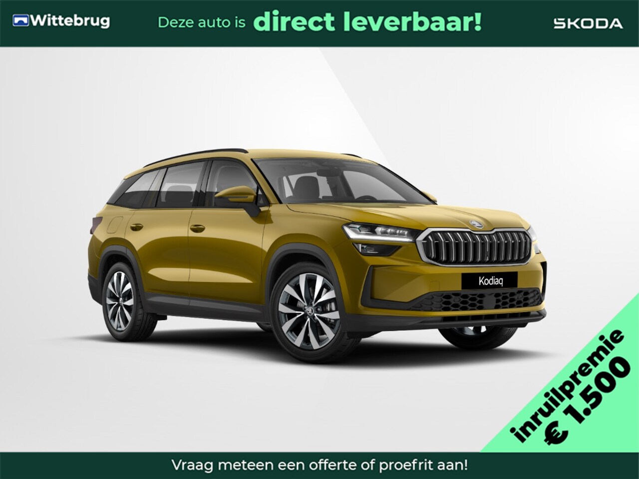 Skoda Kodiaq - 1.5 TSI PHEV Business Edition Inruilpremie €1500 / Light & view / 19''inch / Sunset / Comf - AutoWereld.nl