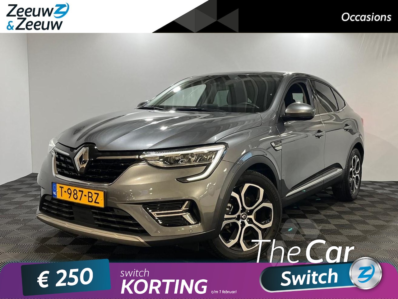 Renault Arkana - 145PK E-Tech hybrid Techno Automaat | Camera | Parkeersensoren | Cruise Control | Apple Ca - AutoWereld.nl