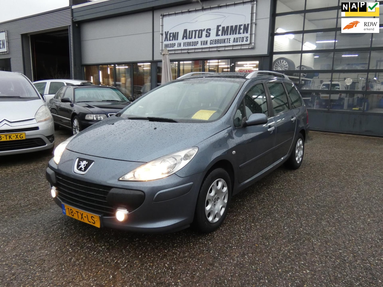 Peugeot 307 SW - 1.6-16V|Nw.APK|1e Eigenaar|Panorama|Dealer Onderhouden|Trekhaak|Airco|Cruise Control|Nw.Di - AutoWereld.nl