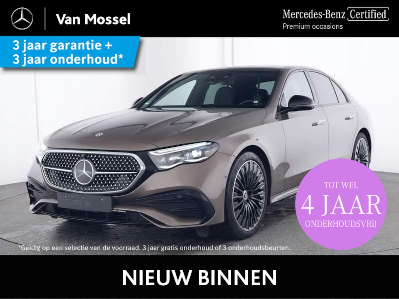 Mercedes-Benz E-klasse - 300 e 4MATIC AMG Line / Premium/ AIRMATIC/ Achterasbesturing/ Massage/ Stoelverwarming- & - AutoWereld.nl