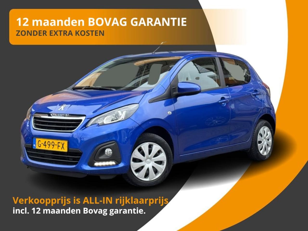 Peugeot 108 - 1.0 e-VTI ACTIVE 5-DEURS AIRCO/LED/BLUETOOTH/NL-AUTO - AutoWereld.nl