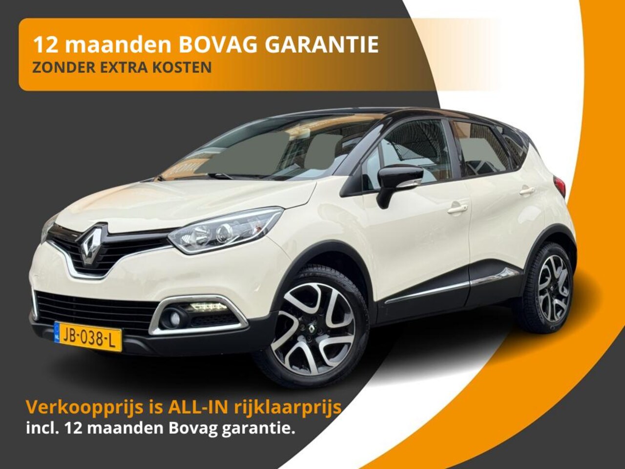 Renault Captur - TCe 90 DYNAMIQUE R-LINK/2-TONE/NAVI/LMV/PDC/TREKHAAK - AutoWereld.nl