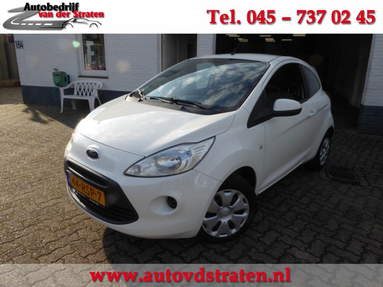 Ford Ka - 1.2 COOLenSOUND/Airco/Zeer mooie strakke auto!! - AutoWereld.nl