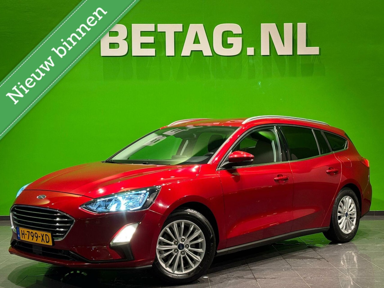 Ford Focus Wagon - 1.0 EcoBoost Titanium Business | Carplay| Lane - AutoWereld.nl