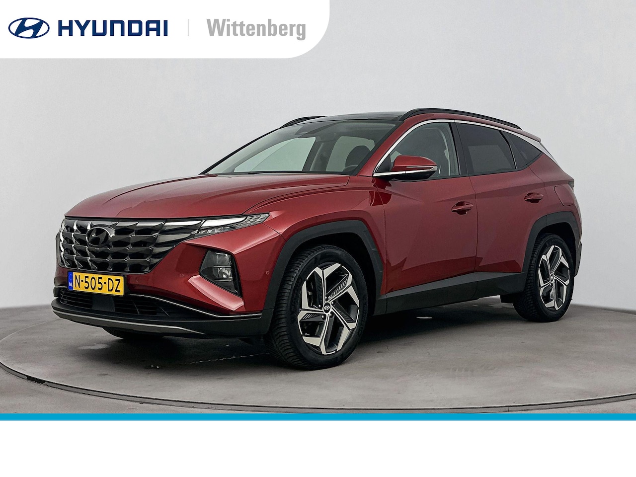 Hyundai Tucson - 1.6 T-GDI HEV PREMIUM SKY | SCHUIF DAK | LEDER | CLIMA | CRUISE  | CAMERA | NAVI | 19'' LM - AutoWereld.nl