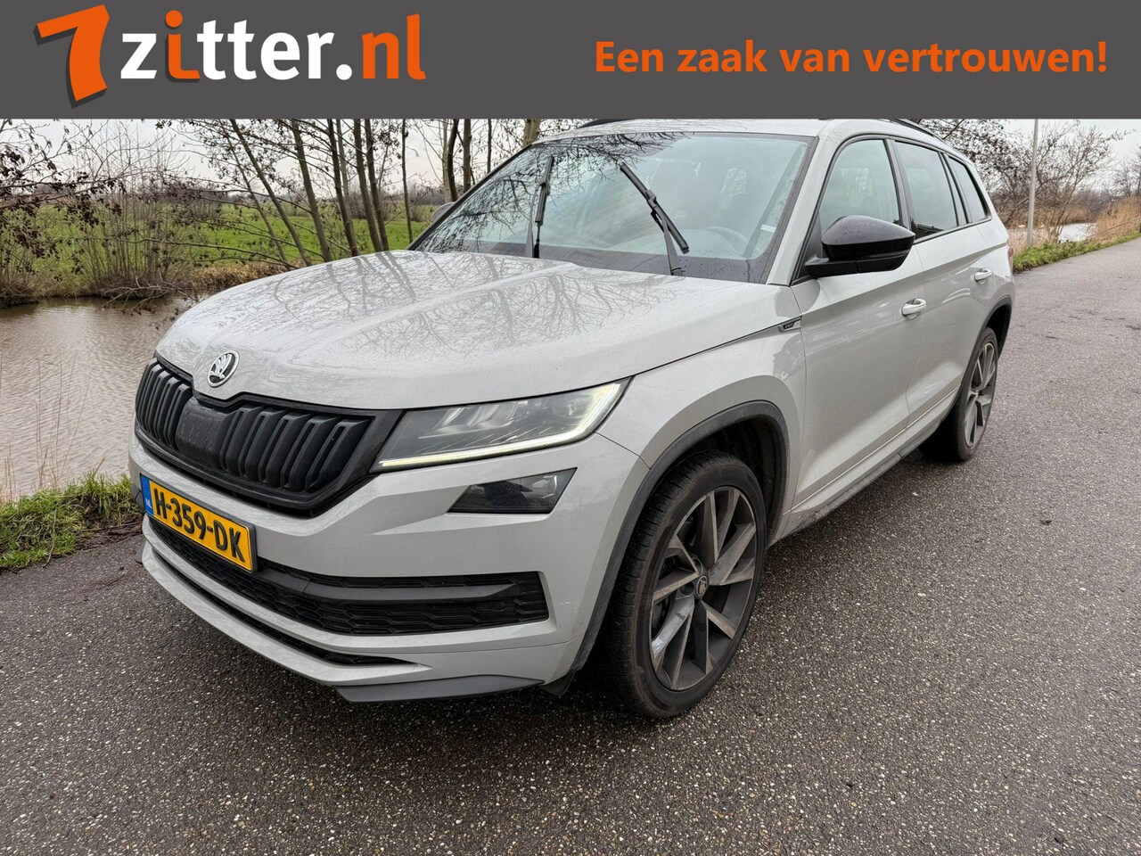 Skoda Kodiaq - 1.5 TSI Sportline Business 7p. Trekhaak, Canton, Sportstoelen, Trekhaak! - AutoWereld.nl