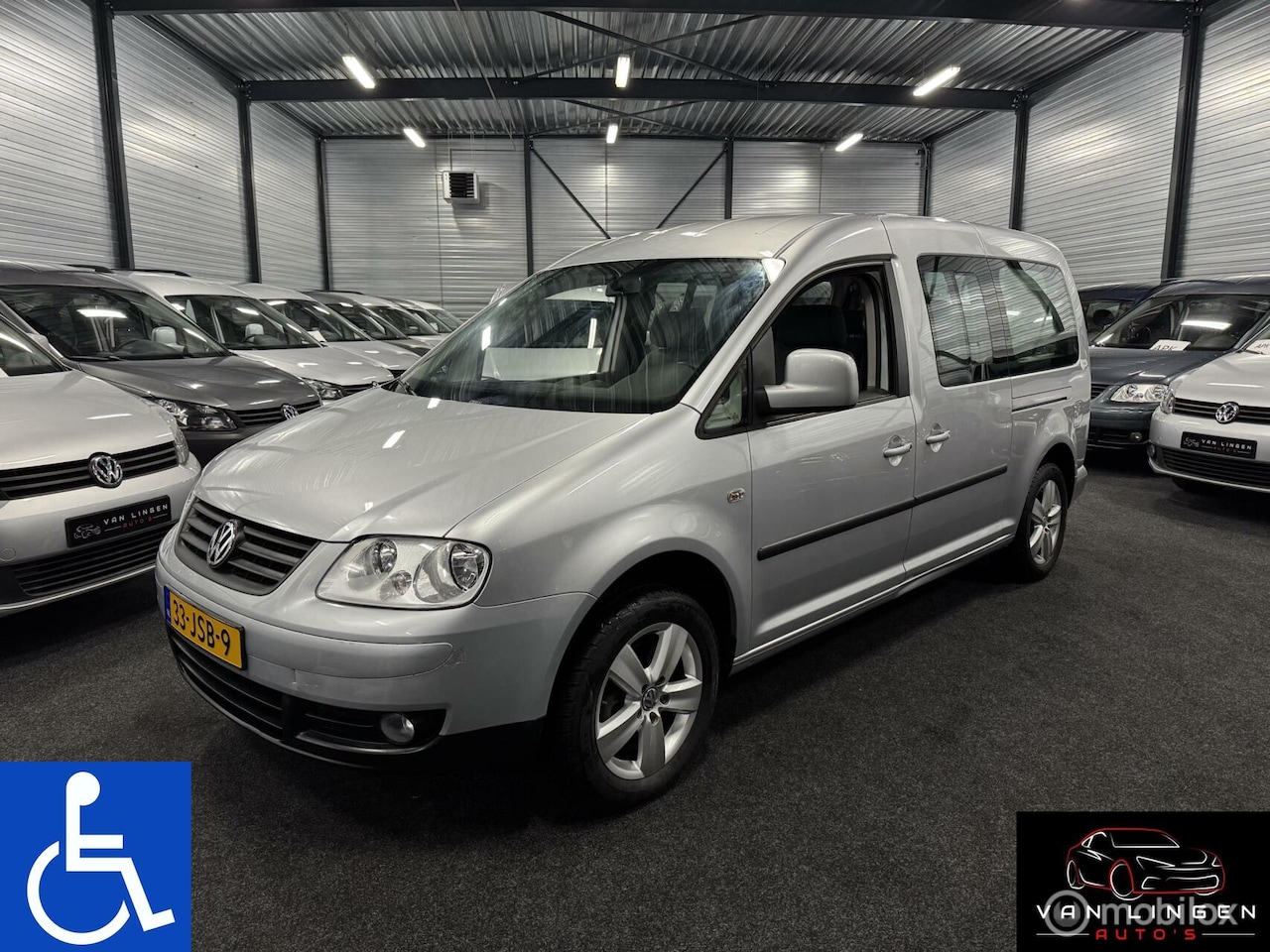 Volkswagen Caddy Maxi - 1.6 Rolstoelauto 5+1 of 7P rolstoelbus - AutoWereld.nl