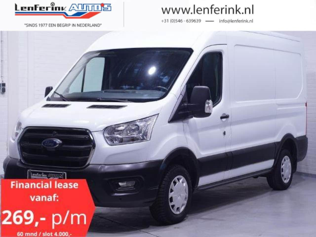 Ford Transit - 2.0 TDCI 130 pk L2H2 Trend Navi, Trekhaak, NAP PDC V+A, Cruise Control, Apple Carplay, NL - AutoWereld.nl