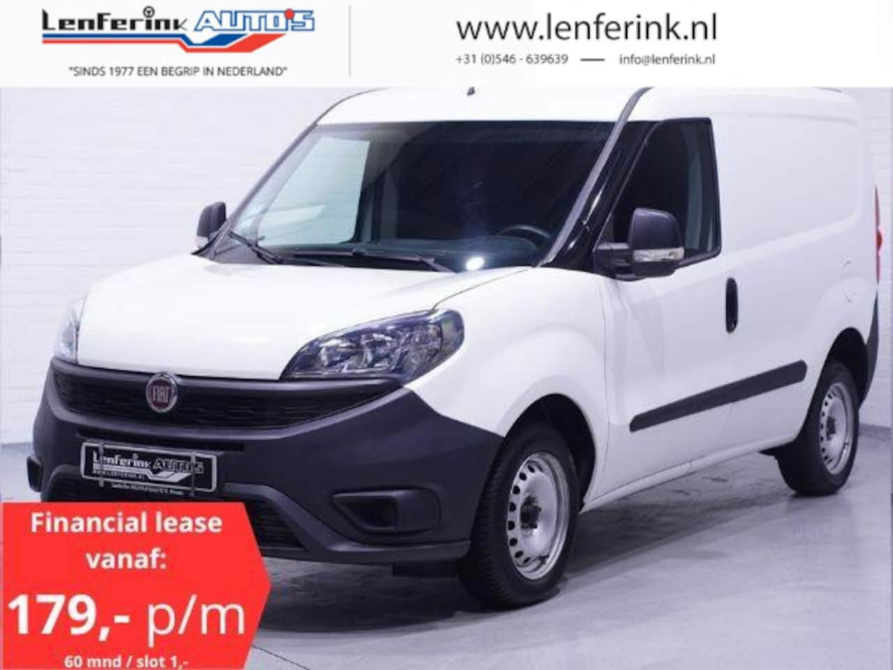 Fiat Doblò - 1.3 Mjet 95 pk L1H1 Airco, 3-Zits, Bluetooth Laadruimte pakket - AutoWereld.nl