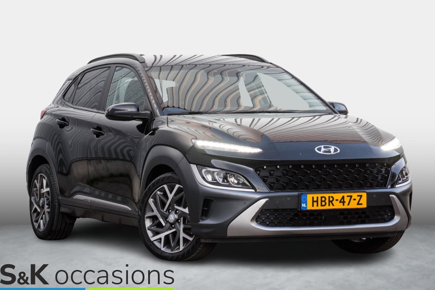 Hyundai Kona - 1.6 GDI HEV Premium NAVI HeadUp Leder - AutoWereld.nl