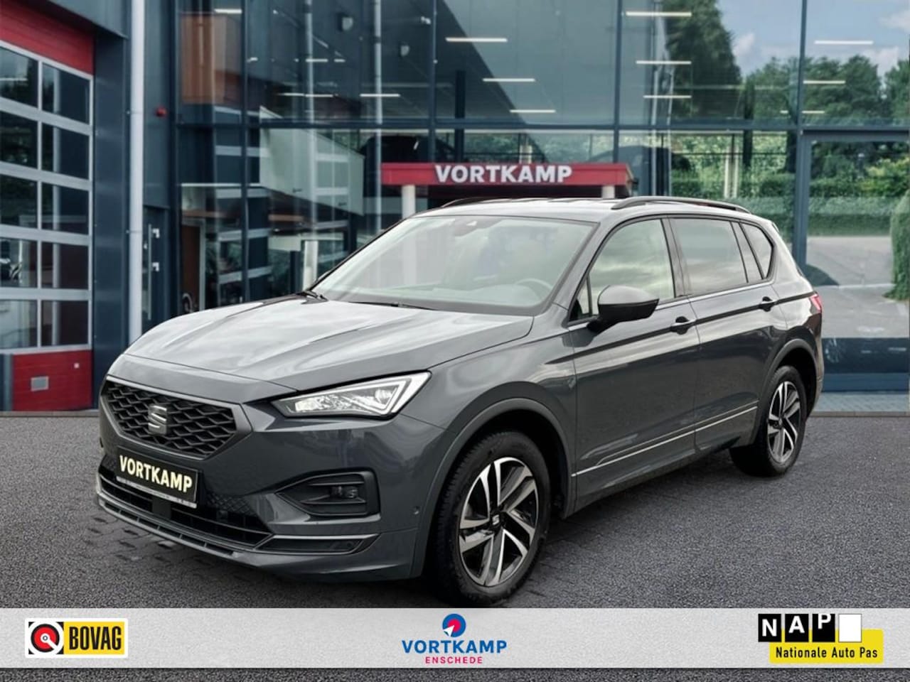 Seat Tarraco - 1.5 TSI DSG FR 7P TREKHAAK/CAMERA/MEMORY/NAVI/ACC/STOELVERW/CARP - AutoWereld.nl