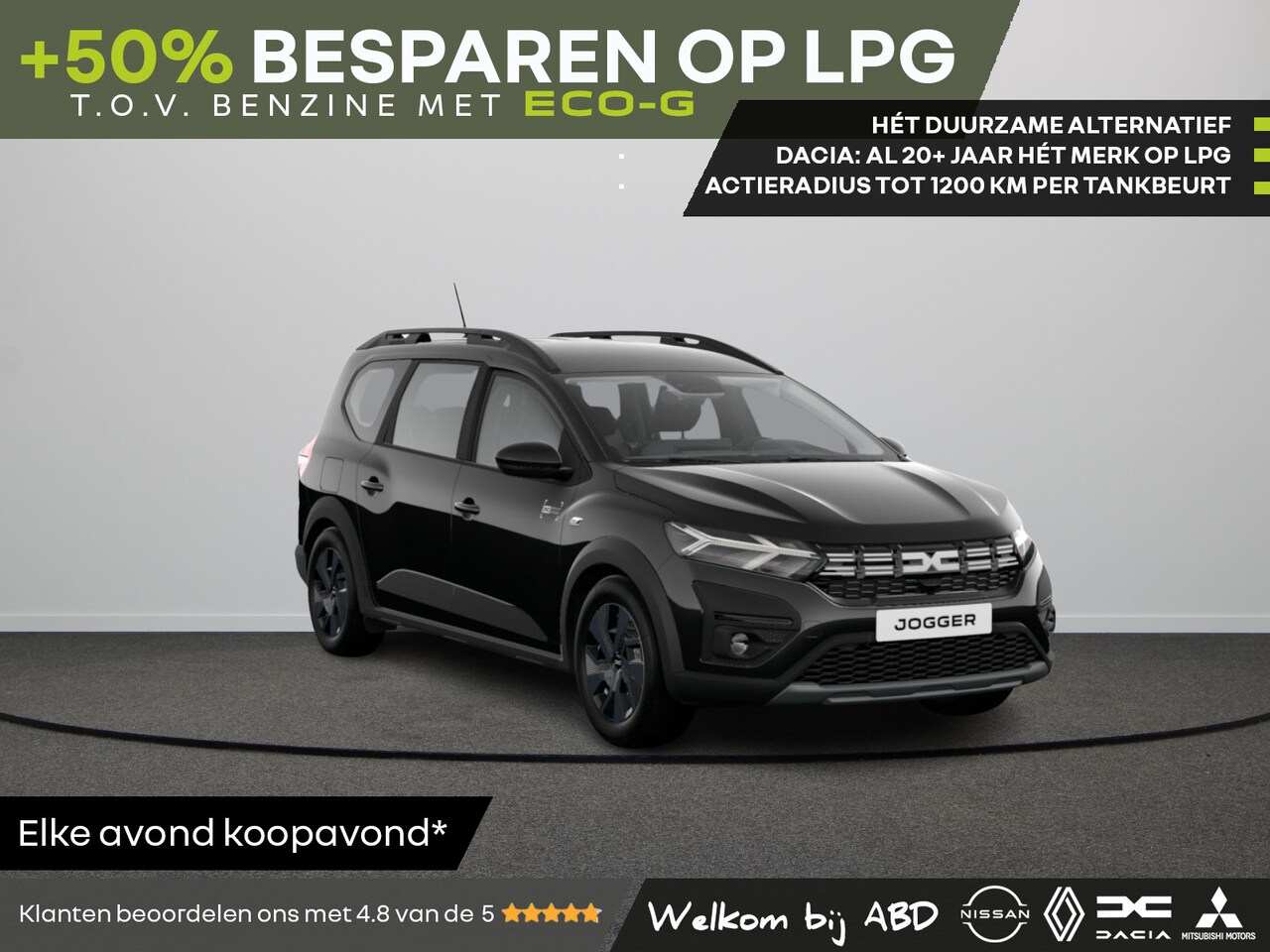 Dacia Jogger - TCe 100 ECO-G 6MT Expression 7-zits | Bekleding Expression | Cruise Control met snelheidsb - AutoWereld.nl