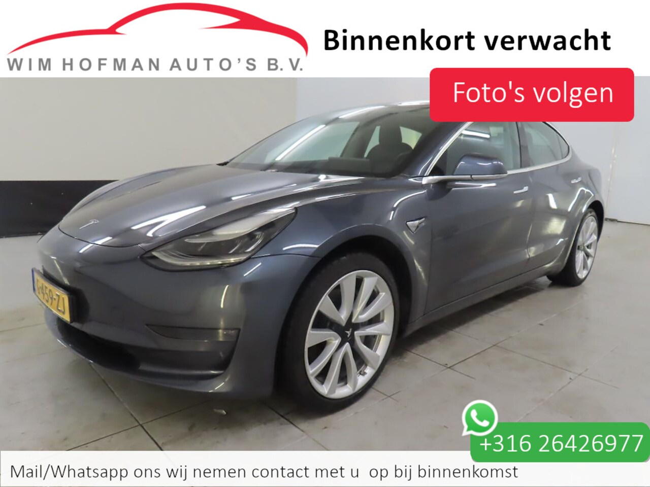 Tesla Model 3 - Long Range RWD Long Range AWD 75 kWh Trekhaak 19"Autopilot FSD comp Leder Camera Panodak - AutoWereld.nl