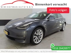 Tesla Model 3 - Long Range AWD 75 kWh Trekhaak 19"Autopilot FSD comp Leder Camera Panodak