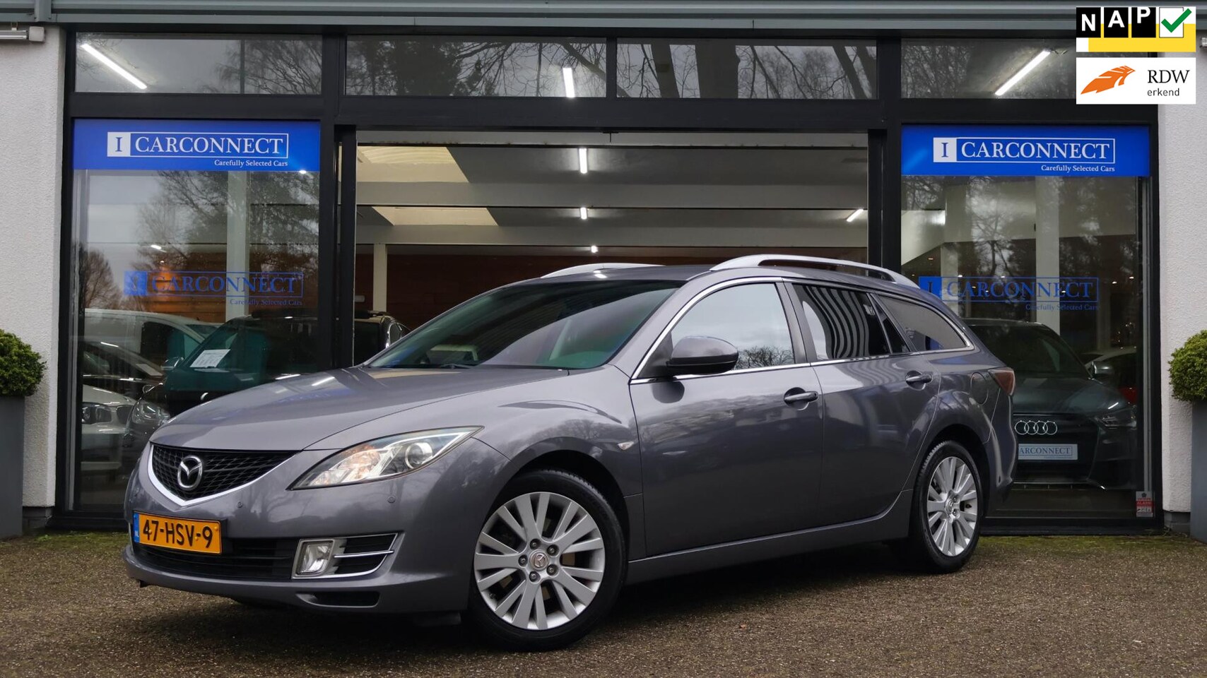 Mazda 6 Sportbreak - 2.0 S-VT Business Plus|Cruise|PDC|Tr.haak|Navi|Clima|NAP - AutoWereld.nl