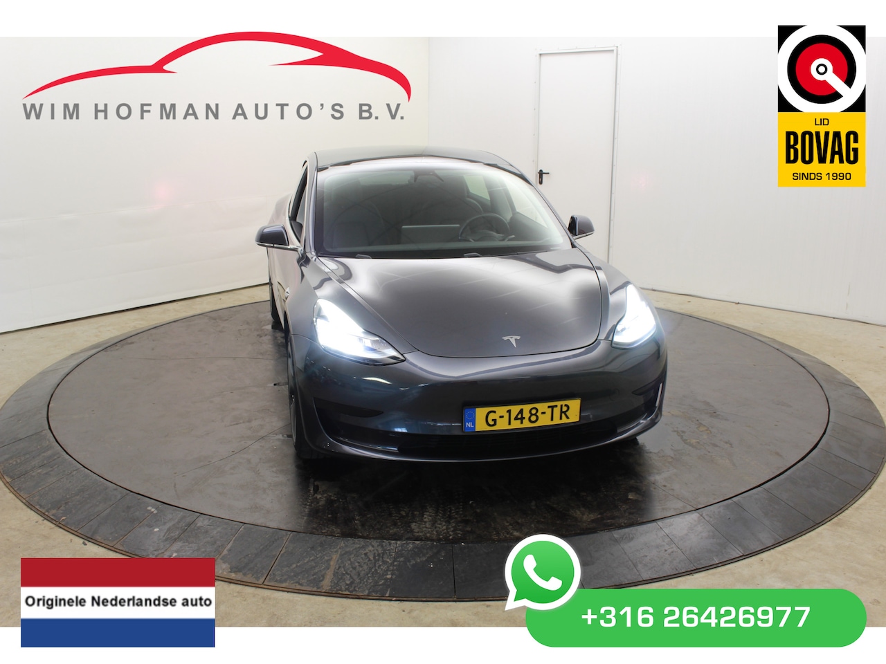 Tesla Model 3 - Standard RWD Plus 60 kWh Autopilot FSD comp pano leder Camera - AutoWereld.nl