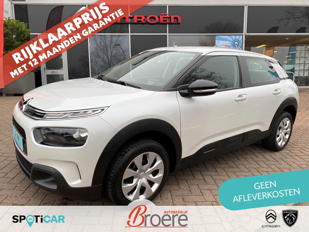 Citroën C4 Cactus - 1.2 Turbo 110pk Feel | verwarmde voorstoelen, navigatie, parkeersensoren, dab, apple carpl - AutoWereld.nl