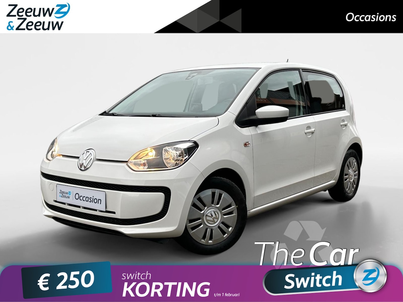 Volkswagen Up! - 1.0 move up! BlueMotion |Zeer nette auto|Navigatiesysteem|Airco.|lage kilometerstand| - AutoWereld.nl