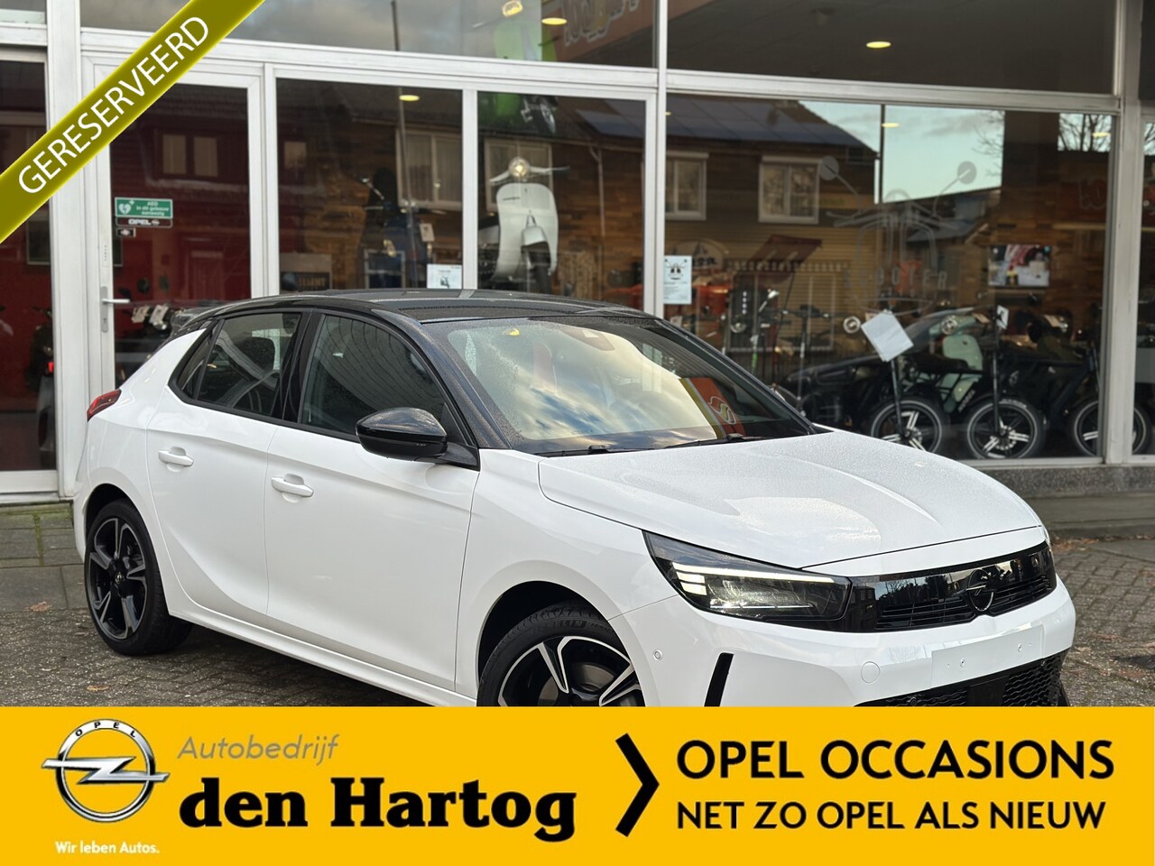 Opel Corsa - 1.2 Turbo Hybrid GS Stoel en stuurverwarming/ECC/Dodehoek sensor. - AutoWereld.nl