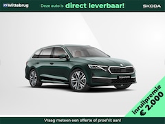 Skoda Octavia Combi - 1.5 TSI MHEV Business Edition Plus Highland Green/ Unieke auto/ Suite cognac / Trekhaak /