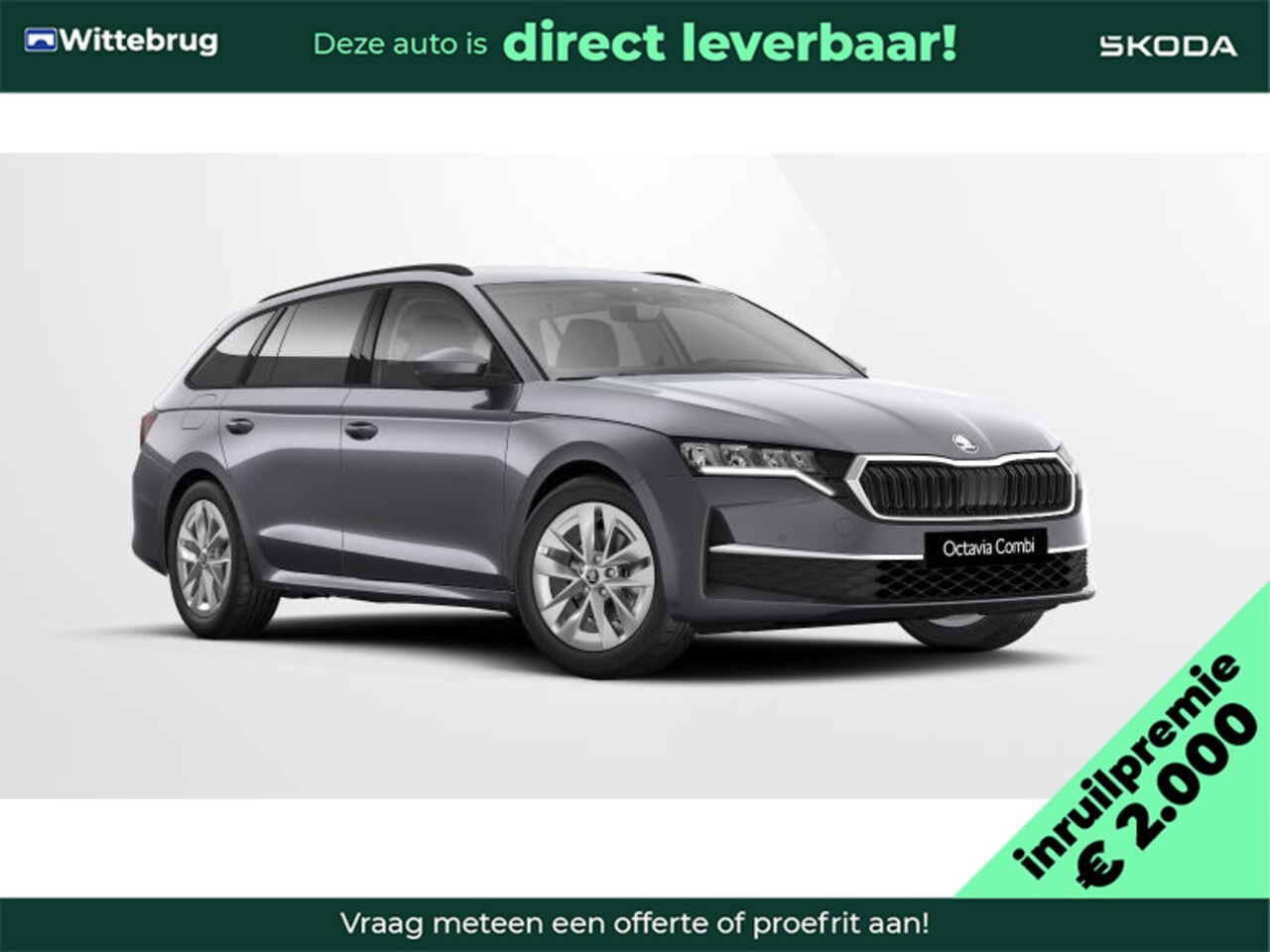 Skoda Octavia Combi - 1.5 TSI MHEV Business Edition Plus Light & View / Winter Pakket - AutoWereld.nl