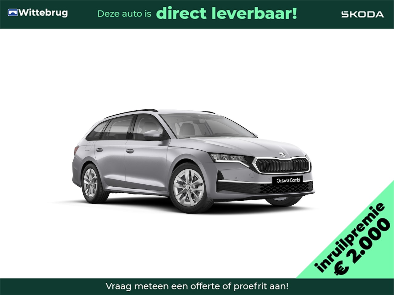 Skoda Octavia Combi - 1.5 TSI MHEV Business Edition Advance pakket/ Lodge interieur - AutoWereld.nl