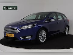 Ford Focus Wagon - 1.5 Titanium Automaat (NAVIGATIE, TREKHAAK, CRUISE, PARKEERSENSOREN, NL-AUTO, GOED ONDERHO