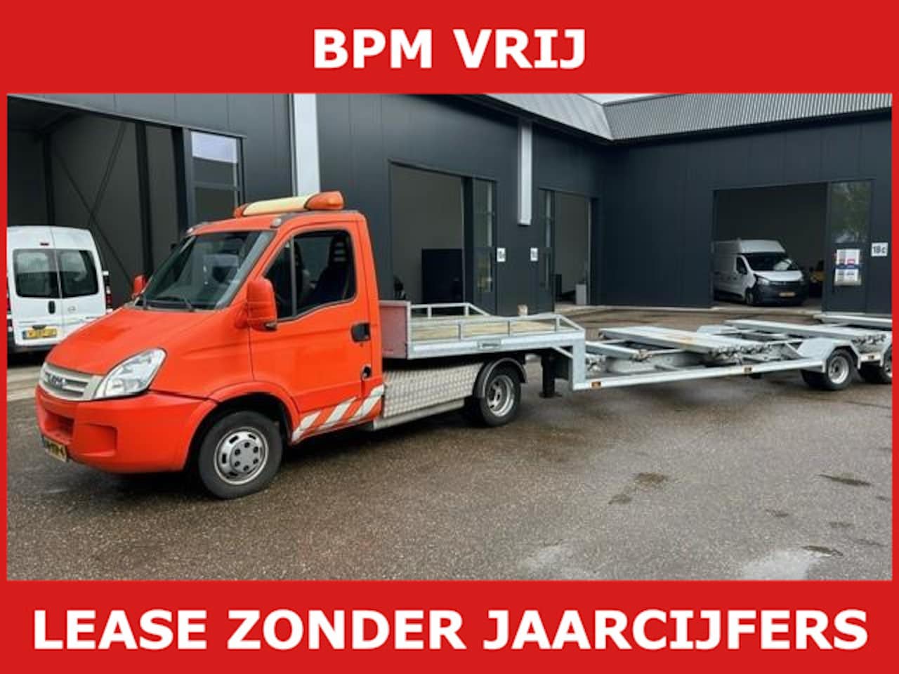 Iveco Daily - 40C18 300 airco be combi container chassis container trailer - AutoWereld.nl