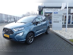 Ford EcoSport - 1.0 EcoBoost ST-Line 125PK.NAVI.CRUISE.CAMERA.WINTERPACK.KEYLESS.URBAN TEAL ZWART DAK