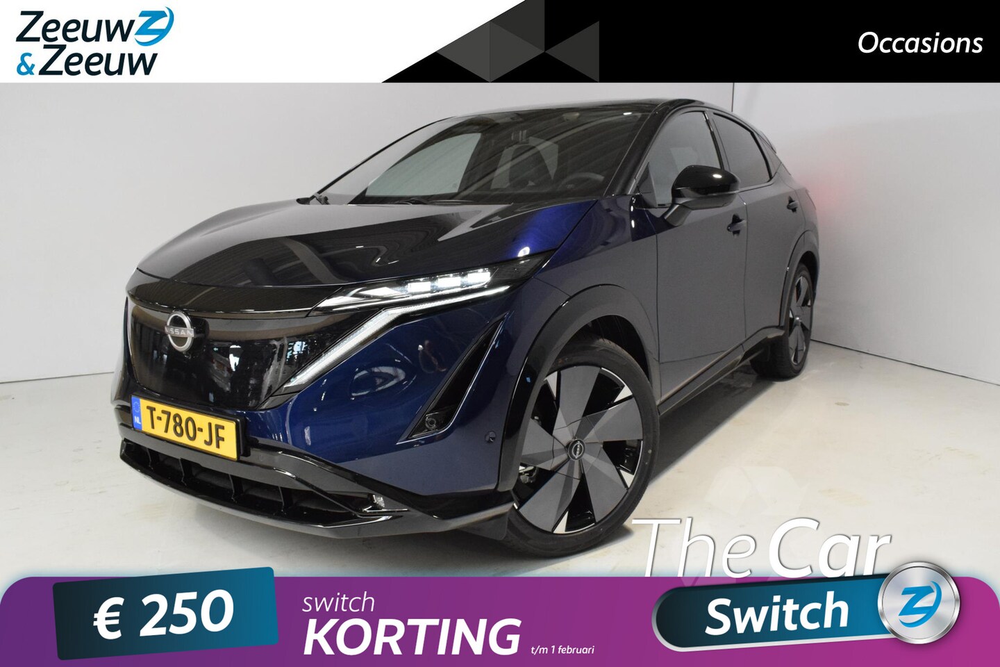 Nissan Ariya - e-4ORCE Evolve 91 kWh DEMO | Pro-Pilot| Stoelkoeling en verwarming |20 inch LM Velgen| Sch - AutoWereld.nl