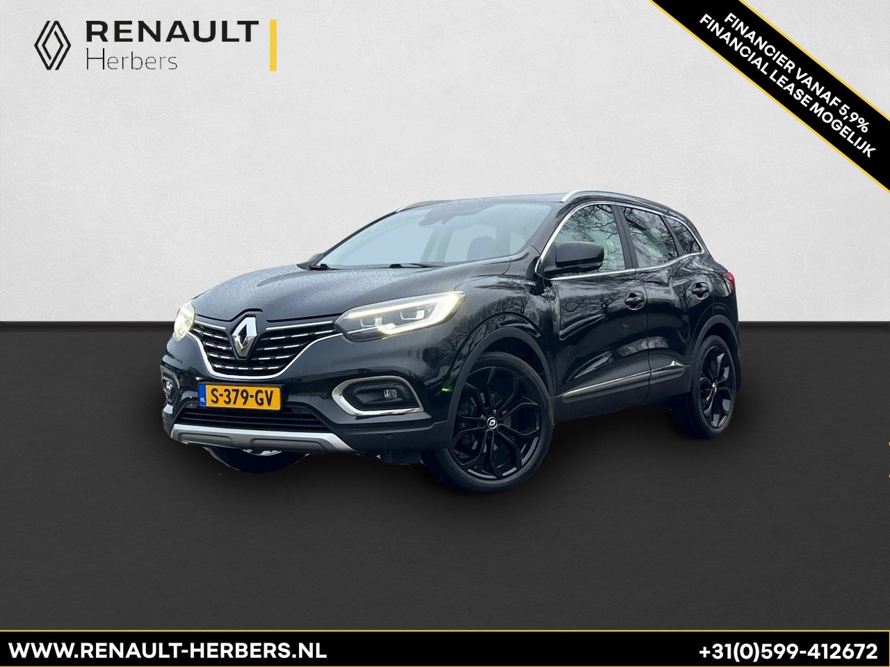 Renault Kadjar - 1.3 TCe Black Edition ADAPT. CRUISE / PANO / CAMERA / STOEL. VERW / BOMVOL - AutoWereld.nl