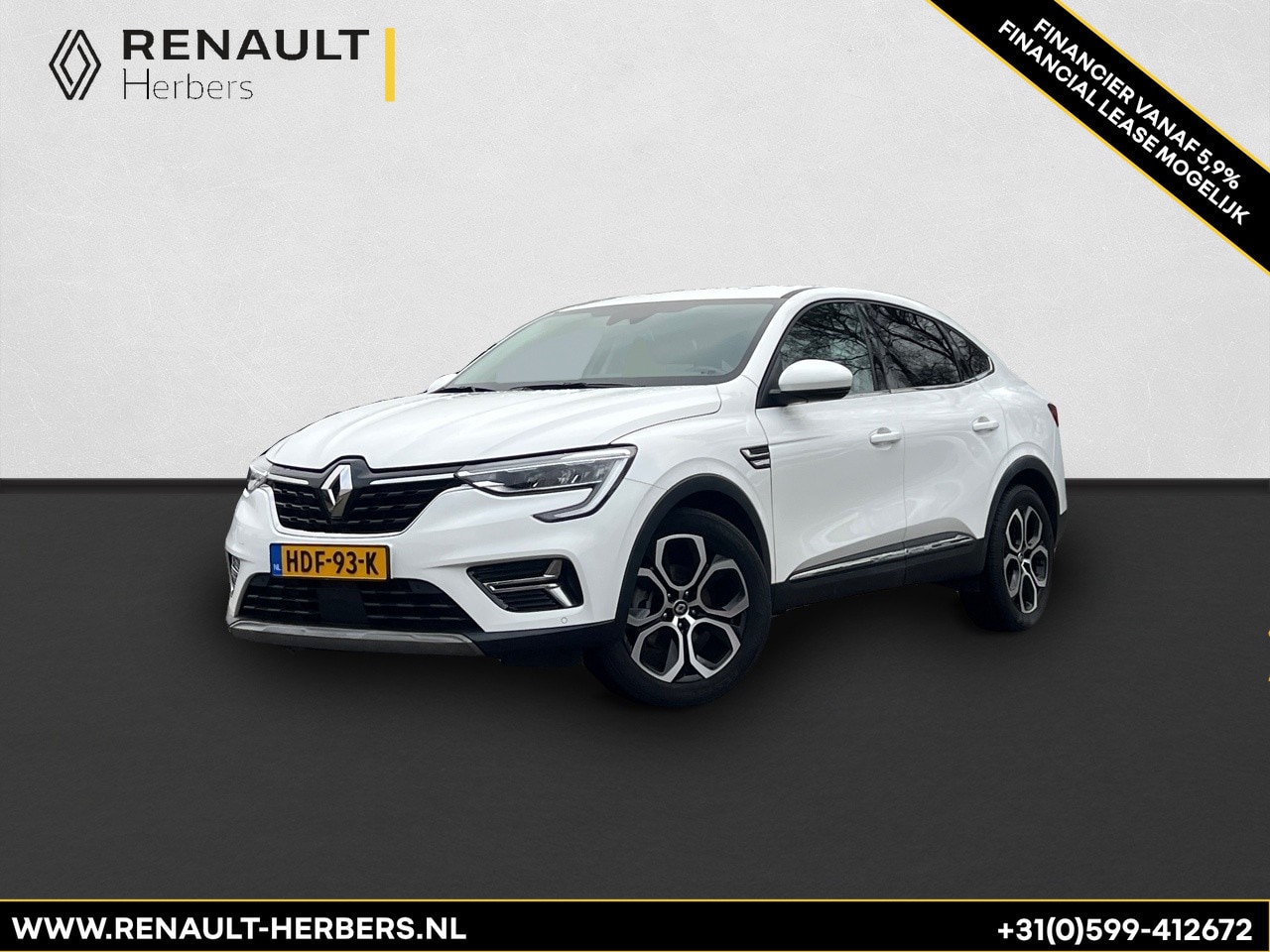 Renault Arkana - 1.6 E-Tech hybrid 145 Intens GROOT NAVI / ADAPTIVE CRUISE / STOELVERWARMING - AutoWereld.nl