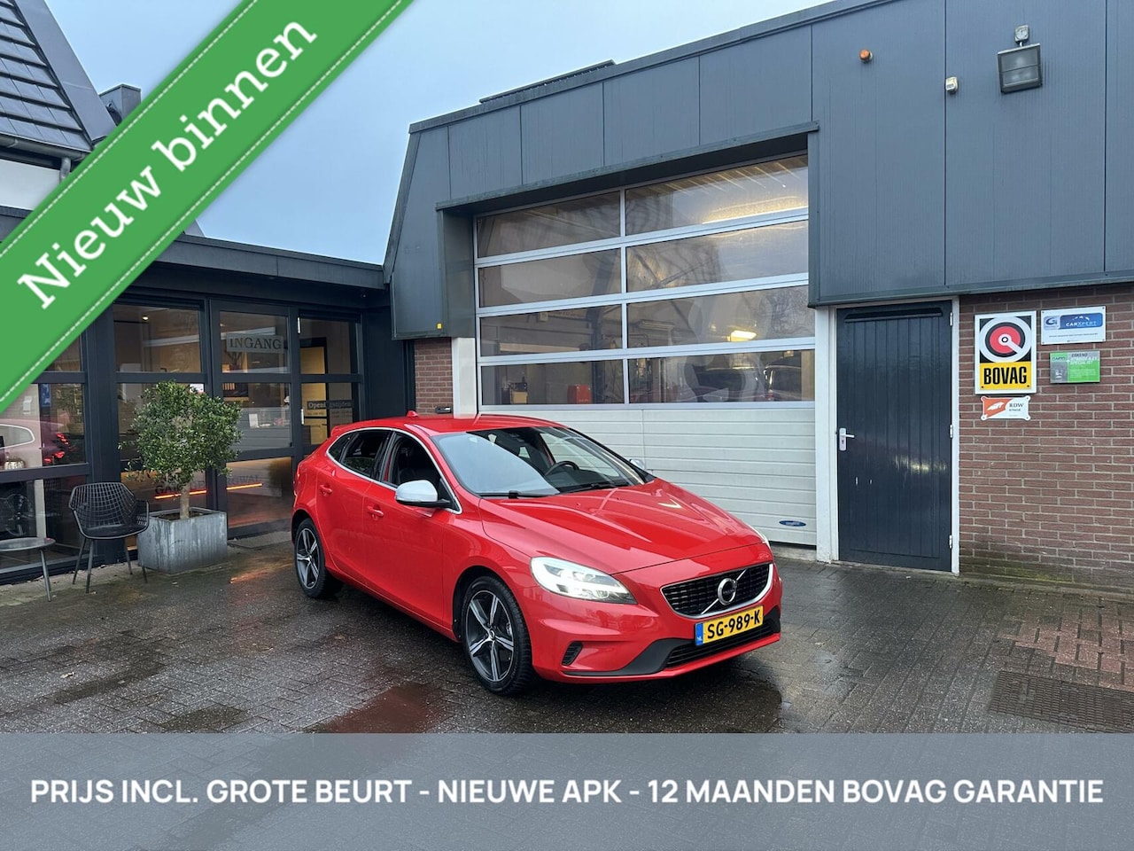 Volvo V40 - 2.0 T4 R-Design TH/NAVI *ALL-IN PRIJS* - AutoWereld.nl