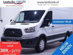 Ford Transit - 2.0 TDCI 130 pk Automaat L2H2 Trend Navi, Camera NAP, Laadruimte Pakket, PDC V+A, 3-Zits